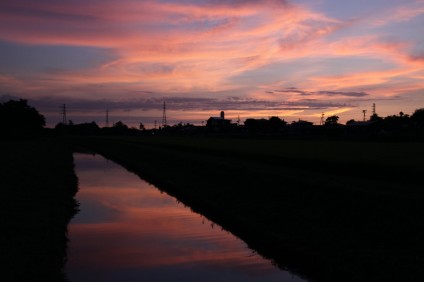 いつかの夕日