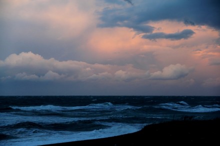 夕刻の海