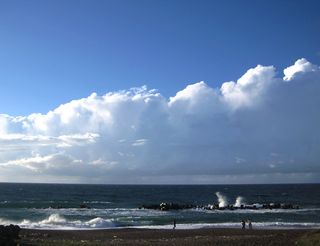 今日の雁子浜