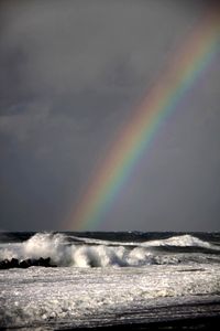 海上の虹