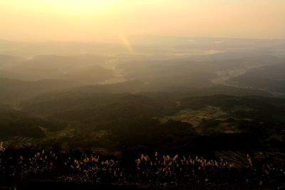 尾神岳の夕暮れ