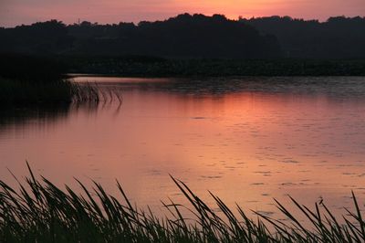 鵜之池の夕暮れ