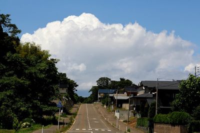 長峰の雲